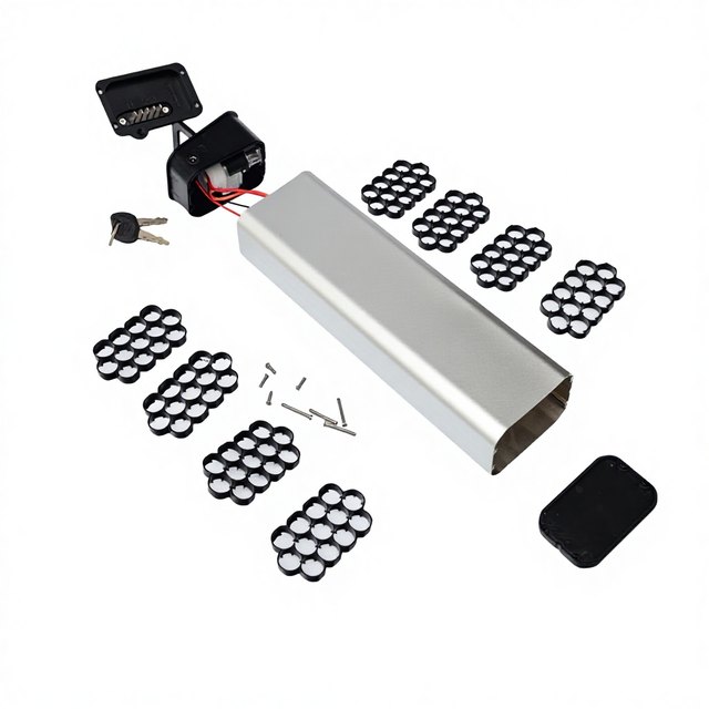 ALX060 Built-In Aluminium Housing — empty e-bike battery case