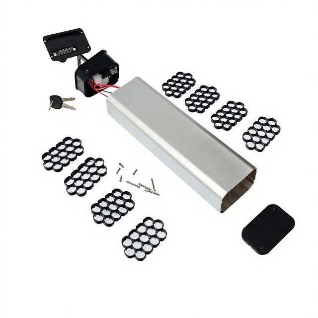 ALX060B In-Frame E-Bike Battery Housing, 405 mm Tube Length — empty e-bike battery case