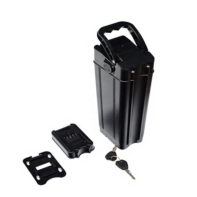 ALX072B Industrial Grade Silver Fish — empty e-bike battery case