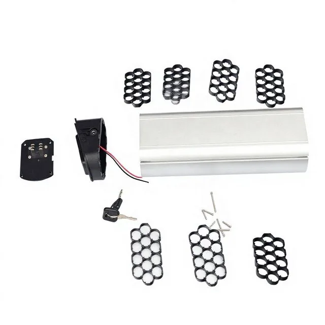 ALX076 Invisible Aluminium, Custom Mould — empty e-bike battery case